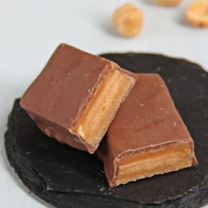 BARRE CHOCOLAT CARAMEL CACAHUÈTE *6