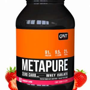 METAPURE WHEY PROTEINE ISOLATE FRAISE 2 KG DLUO 27/05/2025